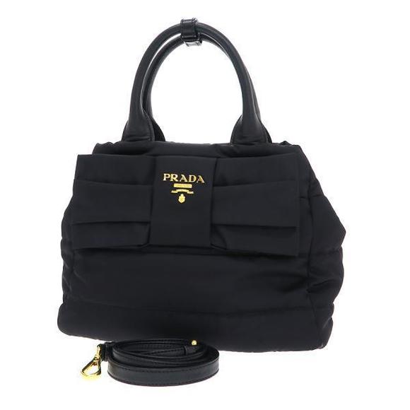 Prada Tessuto Bomber Nylon 2WAY Black - Picture 1 of 9